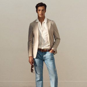 REISS Wool Blend Sport Overcoat Size 38 US S RETAIL $ 565